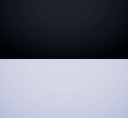 White Gray and black gradient background. Smooth White Gray with Black Studio Banner. Vector illustrationのイラスト素材