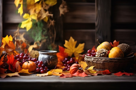 The concept of celebrating Thanksgivingの素材