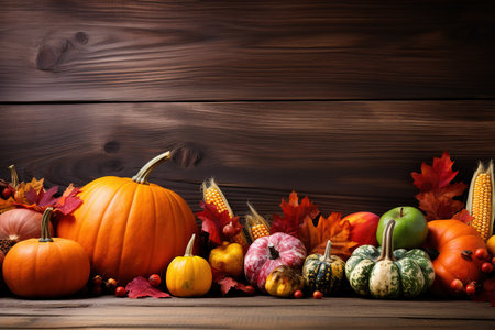 Thanksgiving with Pumpkinsの素材