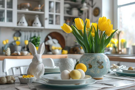 Festive Easter tableの素材