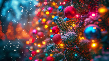 Easter eggs with flowers and willowの素材