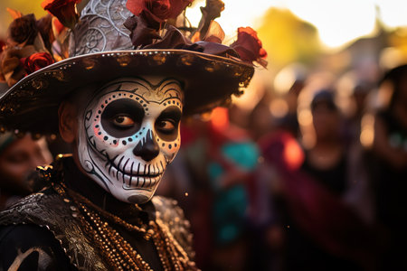 Man on the Day of the Deadの素材