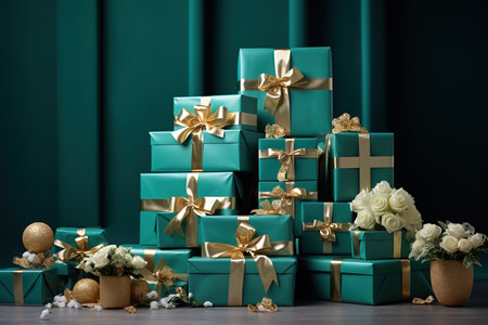 Turquoise Gift Boxesの素材