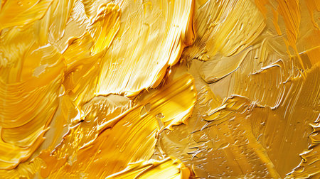 Decorative background with abstract art. Golden texture. Freehand oil painting. Oil on canvas. Brushstrokes of paint. Modern Art. Wallpapers, posters, cards, murals, rugs, hangings, prints, posters,の素材