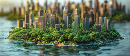 Build a green city with cityscape intelligent buildings that use smart phones.