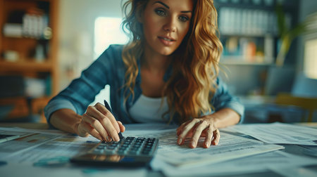 A businesswoman has to calculate her income in order to pay taxes to the government and pay state...