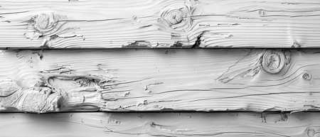 This background texture is made up of white wood planks.の写真素材