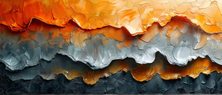 Abstract artistic background. Golden brushstrokes. Textured background. Oil on canvas. Abstract art....