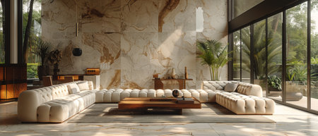 A luxurious sanctuary is a perfect combination of modern and luxury interior, showcasing a flawless...