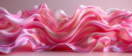 It is a 3D rendered silk fabric that flows effortlessly and creates a unique abstract style,...