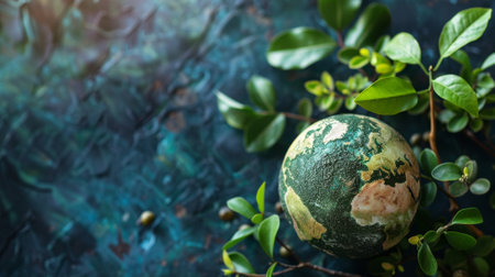 Concept of Sustainable Ecology for Saving the Planetの写真素材