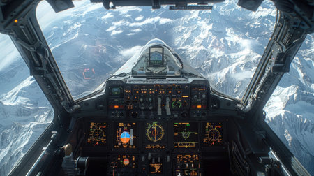 The HUD on the F-15の写真素材