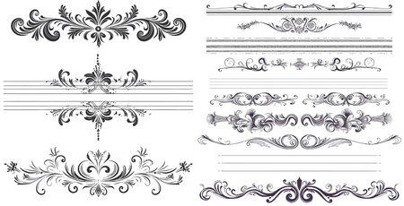 Set of dividersのイラスト素材