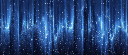 Futuristic concept of data communication and data transfer of DNA biology on a dark and blue digital background. Big data digital code. Futuristic information technology concept with digital dataの素材