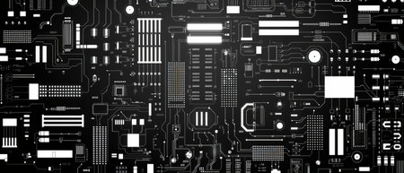 Background information on circuit boardsの素材