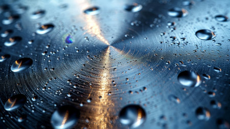 Metal background with stainless steel texture.の素材