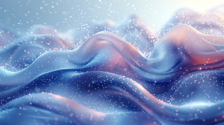 Set of modern elements featuring an ice stream of air on a light background. Abstract glow effect blowing from an air conditioner, humidifier, and purifier. Dynamic blurred motion of a stream withの素材
