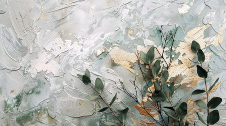 Painting background. Background with abstract style. Restore ancient ways, nostalgia, a touch of gold. Oil on canvas. Modern art. Modern wallpapers, posters, cards, murals, carpets, hangings,の素材