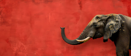 Artwork, abstraction, texture, gold, oil paintings, chinoiserie, animal prints, horses, elephants, etc.の素材