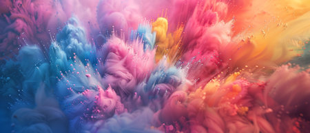 Festiveness of color.の素材