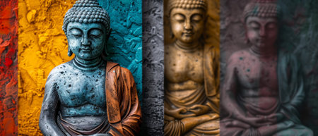 This Buddha is colorful.の素材