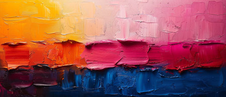 Three abstract painting background walls for decoration, texture, and bright color. Contemporary art. Works of art. The spots of paint. The paintbrush. Modern art....の素材