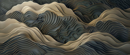 A modern background with lines in oriental style. An abstract template with traditional geometric patterns in the oriental style.の素材