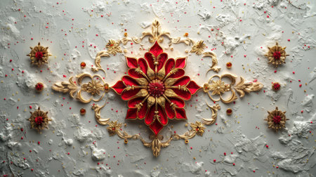 New year's greeting card in traditional Arabic calligraphy used as a greeting, invitation, or gift during the new year's celebrations.の素材