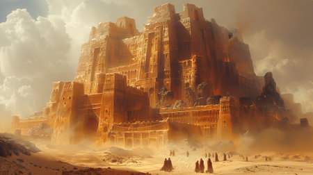 It was built from the ruins of Sand Snake's hometown. - Sci-Fi Topic - Fantastic / Realistic Designの素材