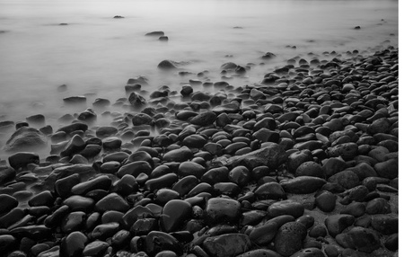 Seascape Black & Whiteの写真素材