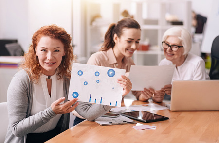 Creative businesswoman working in the officeの写真素材