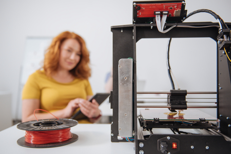 Selective focus of a filament lying near the 3d printer