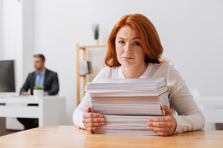 Charming sincere lady impressed with the workload