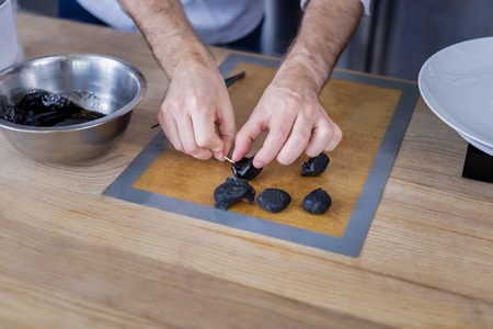 Experienced cook. Unusual nice recipes being fulfilled by a talented ambitious cookの写真素材