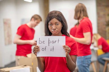 Young volunteers encouraging people to donate