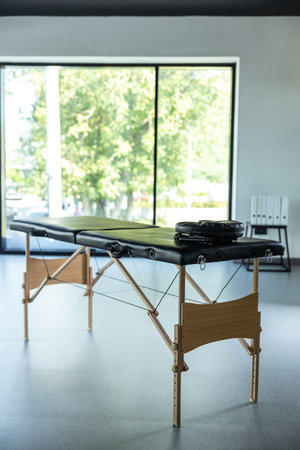 Room for rehabilitation exercising in a clinicの写真素材