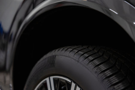 Rear wheel examinationの写真素材