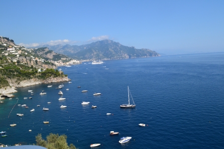 Wonderful view of Amalfi Coastの写真素材