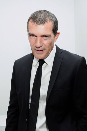 Antonio Banderas has presented in Moscow his photography project Women in Gold. Russia. Moscow. Multimedia Art Museum.13.09.2016のeditorial素材