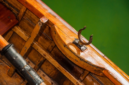 Part of a rowing boat