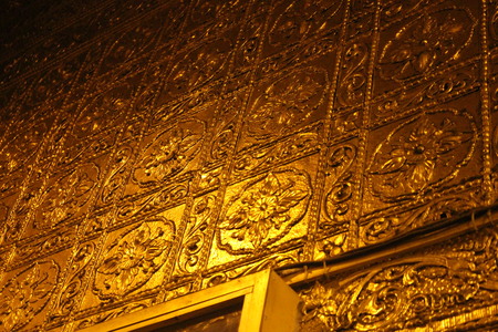 Gold design of Botahtaung Pagoda;Yangon,Myanma countryの写真素材