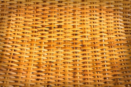 Natural rattan weave texture backgroundの写真素材