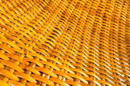 Natural rattan weave texture backgroundの写真素材