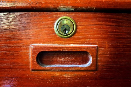 take from classic design wardrobe,real woodの写真素材