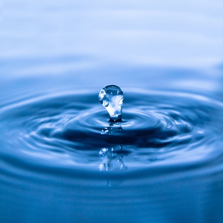 Drop of water,smooth and cool feelingの写真素材