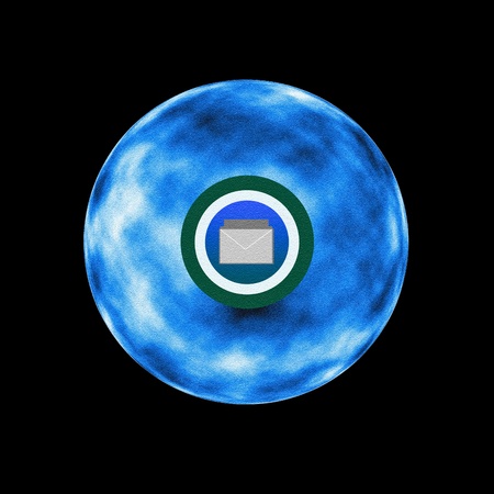 global e-mail, world of communicationの写真素材