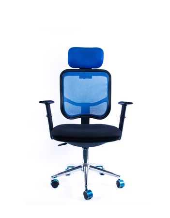 office chair isolated on white backgroundの写真素材