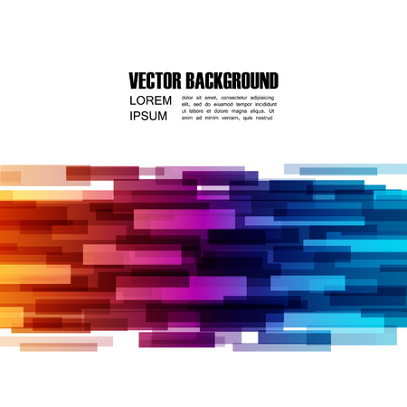 An abstract colorful background, geometric spectrum, isolated on white background.のイラスト素材