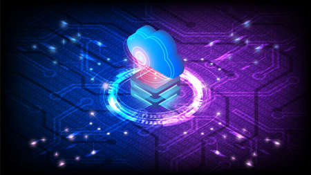 internet of thing, future technologyのイラスト素材