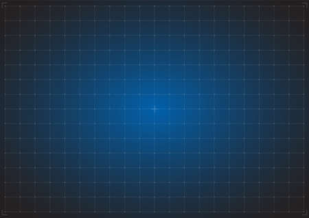 Digital grid hud, digital blueprintのイラスト素材